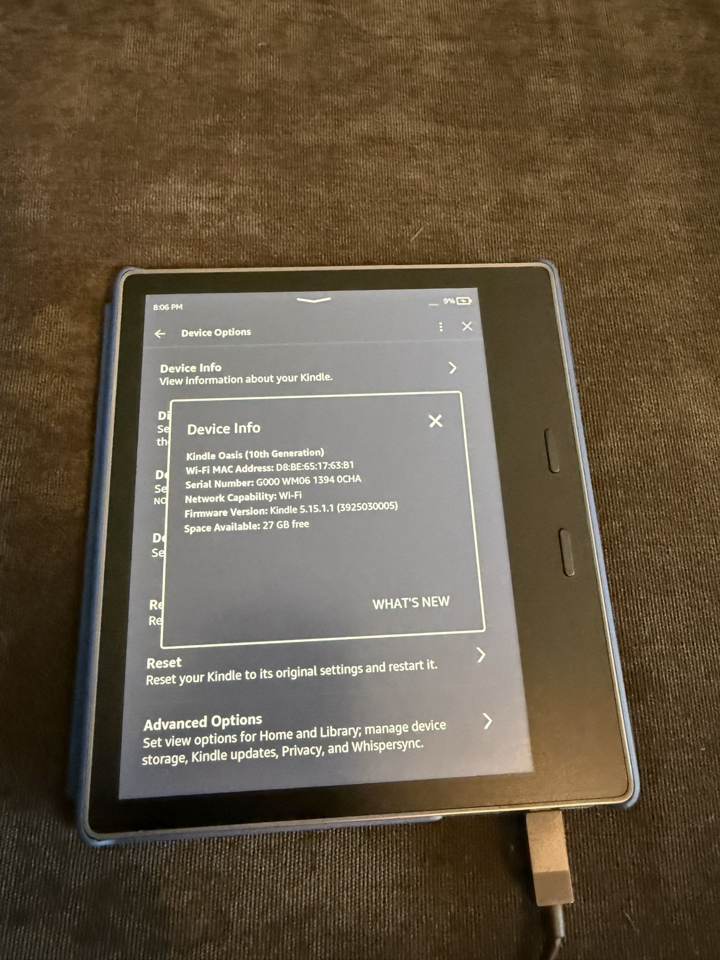 Kindle Oasis 10th Generation