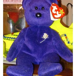Princess Diana 1st Edition Purple Beenie Baby
