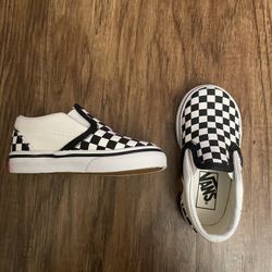 Vans Checkerboard Slip On Toddler Size 6.5C