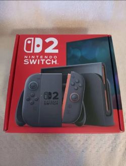 Nintendo Switch 2 Console & Opened Box - Black Joycons