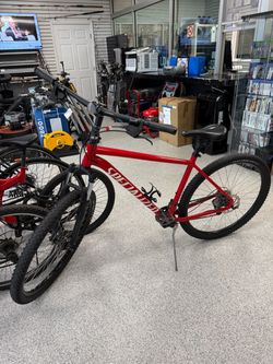 Specialized Red men’s  Rockhopper bike 27.5 ~ XL frame