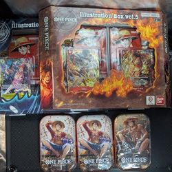 One Piece OP-13 Tins And Illustration Box