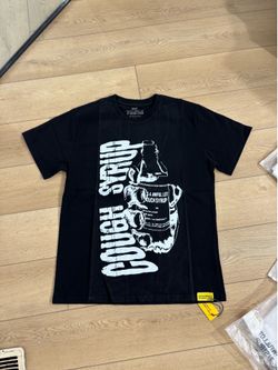 Black Awful lotta cough syrup t shirt XL