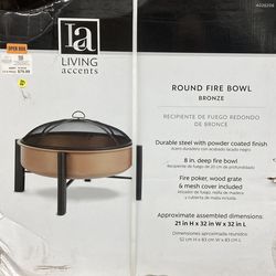Living Accents Fire Pit MSRP $150 only $80 at Liquid8