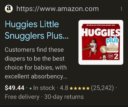 Huggies Plus Size 1