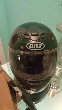 Bilt motorcycle helmet....size med...like new!