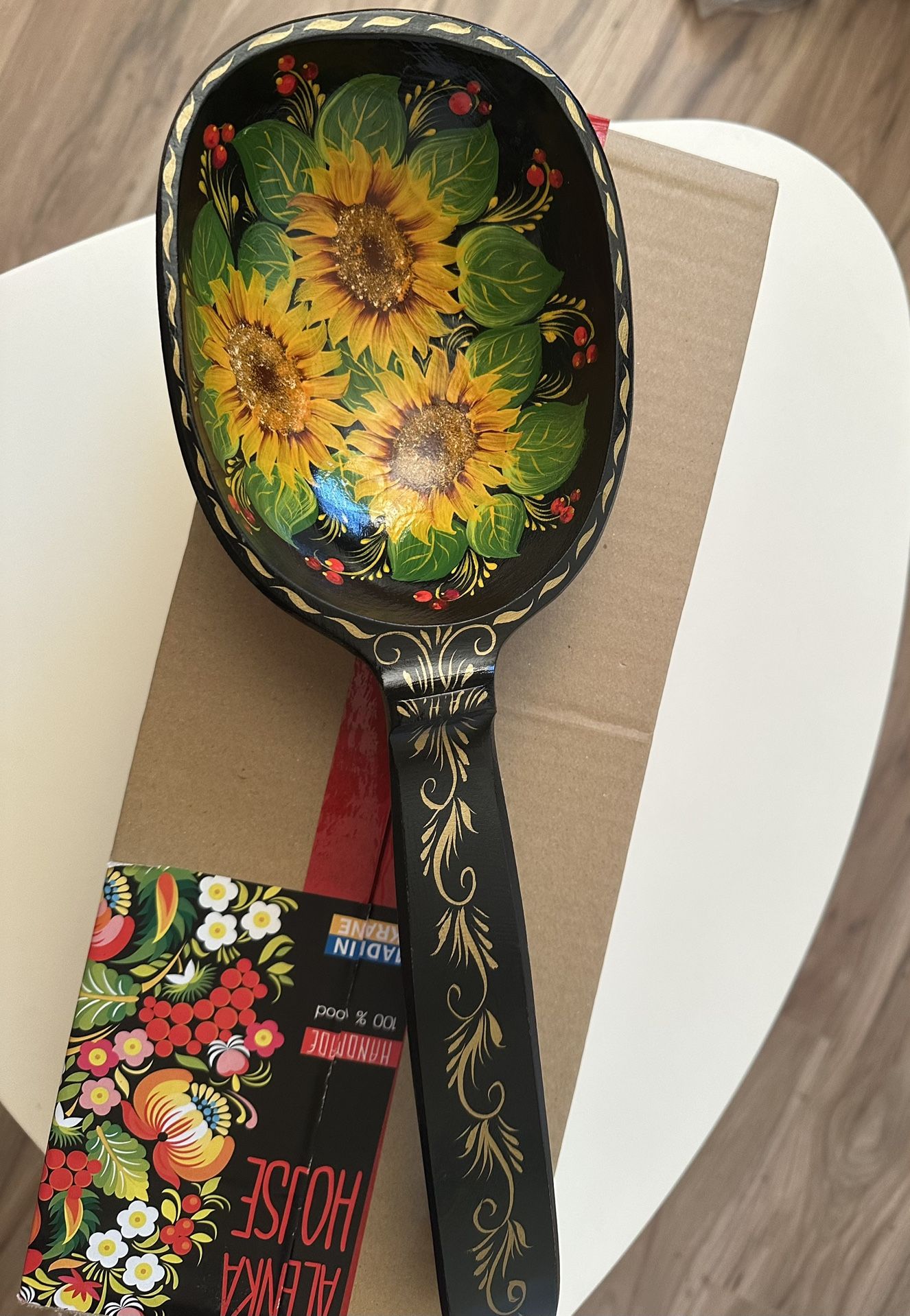Decorative Wooden Spoon Hand Painted