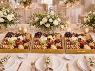 DIY wedding Charcuterie Board Trays