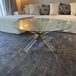 Glass Round Coffee Table