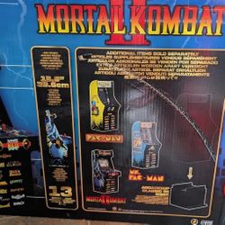 NEW Unopen Box- factory-sealed Mortal Kombat II Arcade1Up cabinet (Live Online version)