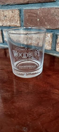 The Walking Dead Rocks Highball Glass Woodbury TWD Supply Drop AMC TV