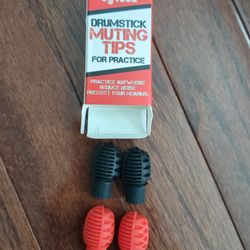 2 Pairs Practice Drumstick Dampeners