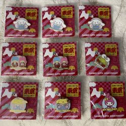 Limited Edition Sanrio 60th Anniversary FOTM Pins