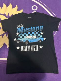 Black and blue summer tee