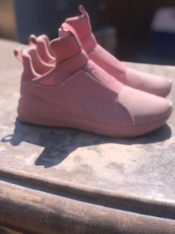 Pink pumas size 9