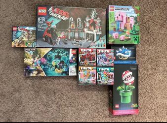 Lego lot- Lego movie, Mario, Vidiyo, Minecraft and hidden side