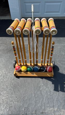 Croquet set for 6 players