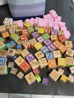 Wood Letter Blocks