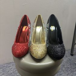 New Cinderella close toe rhinestones high-heels Party Wedding shoes