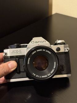 Canon AE-1 Program With 50mm 1.8 SLR 35mm Film Camera