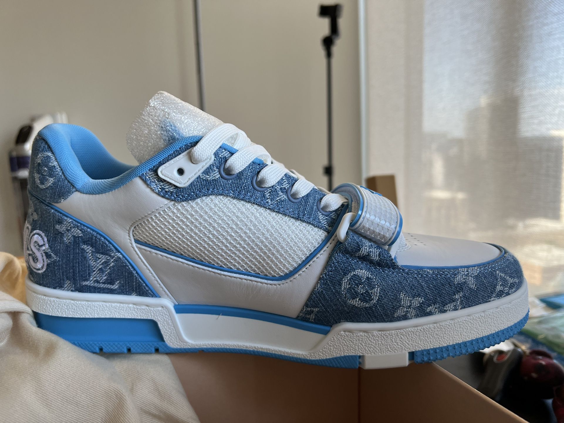 Louis Vuitton Trainer 'Sky Blue' Sneakers Men's size 9 for Sale in  Philadelphia, PA - OfferUp