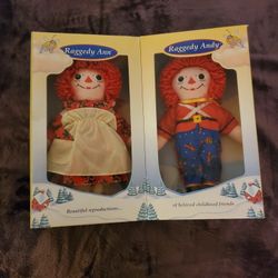 NEW 1997 Raggedy Ann and Andy Special Edition K-Mart Holiday Addition!


