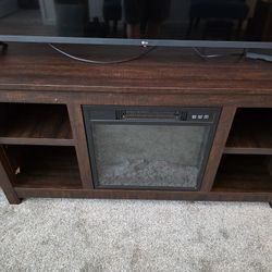 TV Stand With Electric Fireplace
