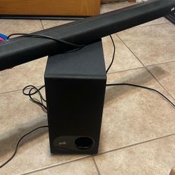 Polk Soundbar And Subwoofer Bluetooth Signa S1