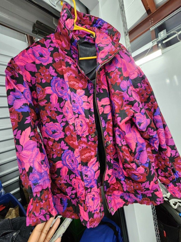 Floral Winter Coat