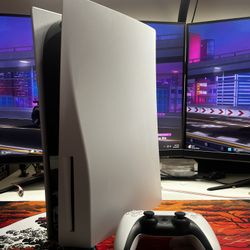 PS5 PlayStation 5 Disc 825 GB Storage Comes with Controller Accessories and Cables