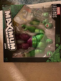 Marvel legends maximum series hulk/spiderman