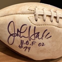 John Hicks Autographed Ohio State Football