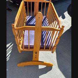 Vintage baby cradle