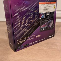 ASRock Phantom Gaming Z890 Nova WiFi Motherboard NEW - LGA 1851 / Wi-Fi 7 / Thunderbolt 4