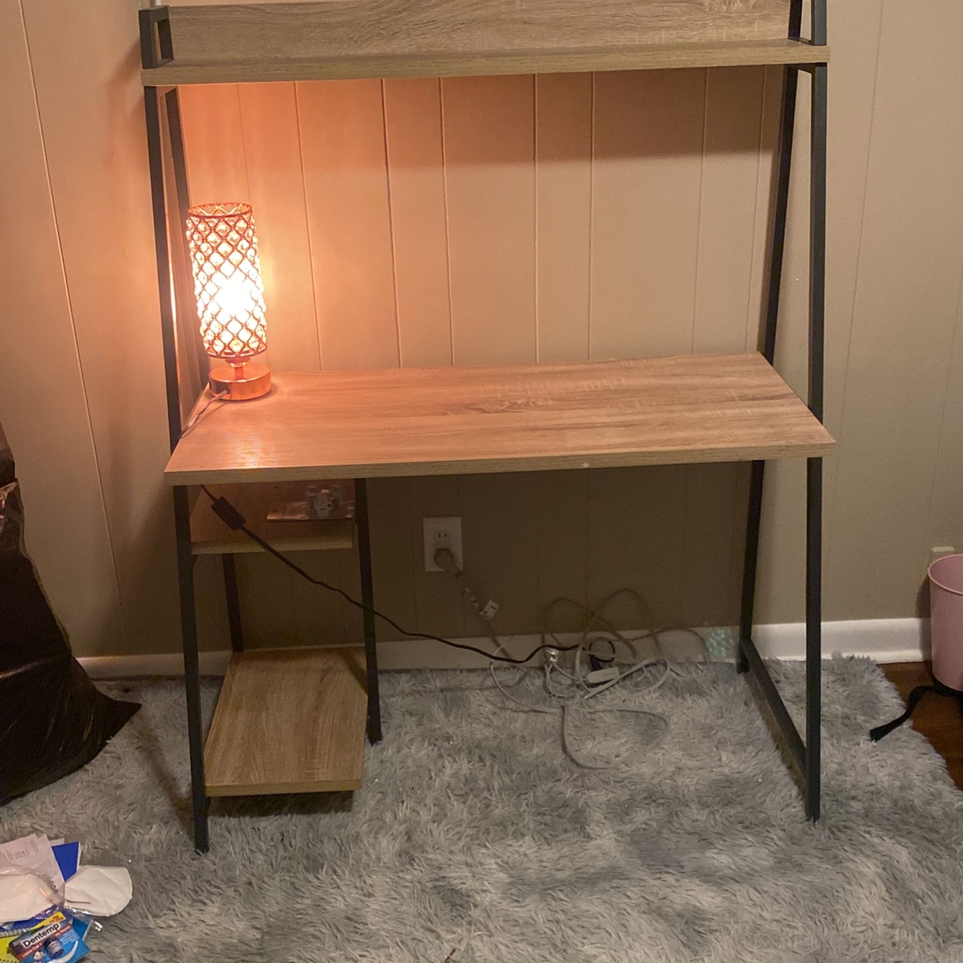 Brand New Desk With Lamp 