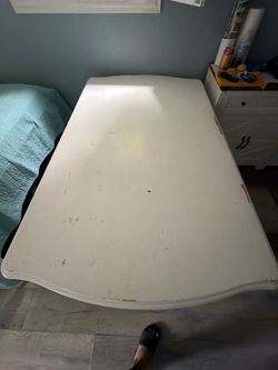 Wood dinner table