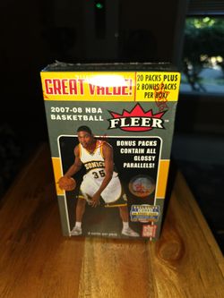 2007-08 Fleer sealed hobby box