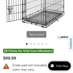 Folding Pet/Dog Crate S