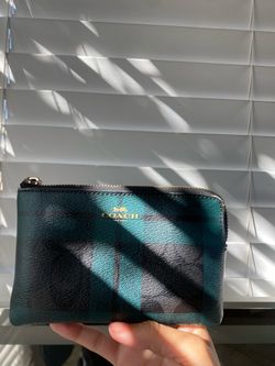 Coach Zip Wristlet Pouch