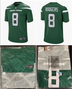Aaron Rodgers New York Jets Nike Game Jersey - Gotham Green