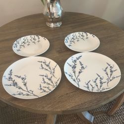 Set for 2. 2 dinner and 2 small plates 