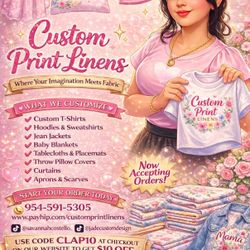Custom Print Linens 