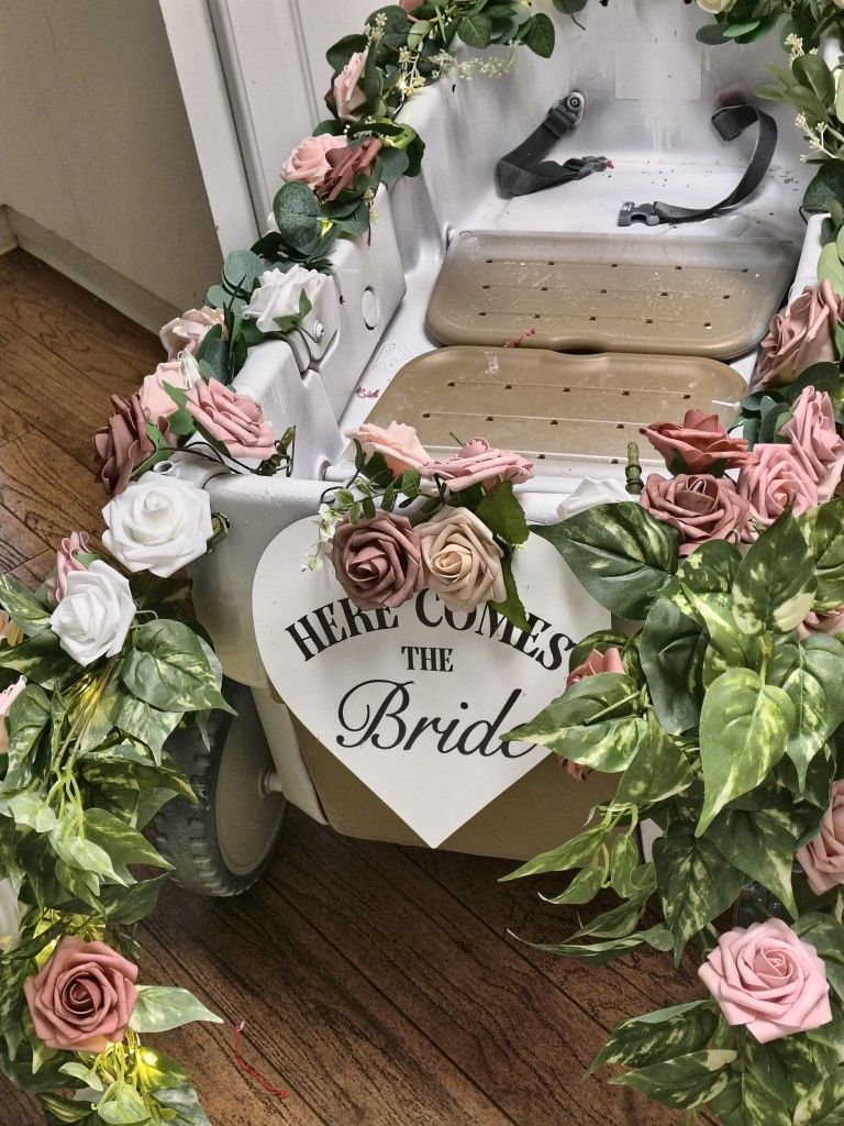 Wedding Wagon With Seat Belts