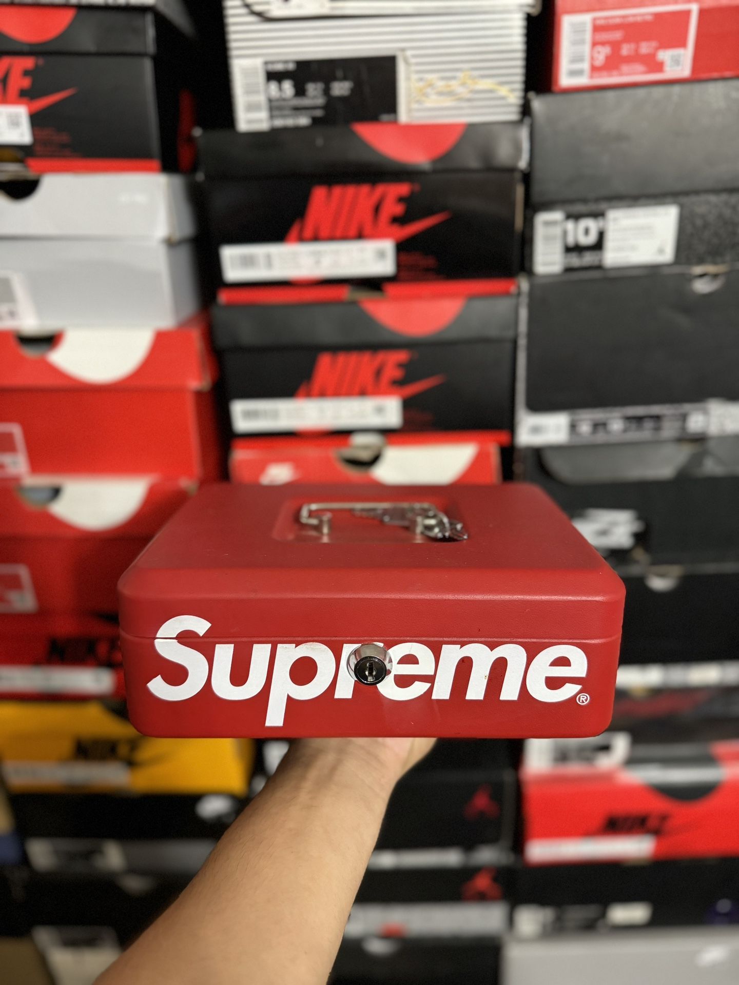 Supreme Lock Box Red USED But Clean