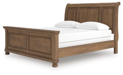 Vandenmore Medium Brown California King Sleigh Bed