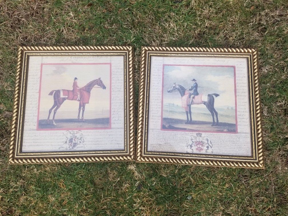 Bombay Company Horse Prints