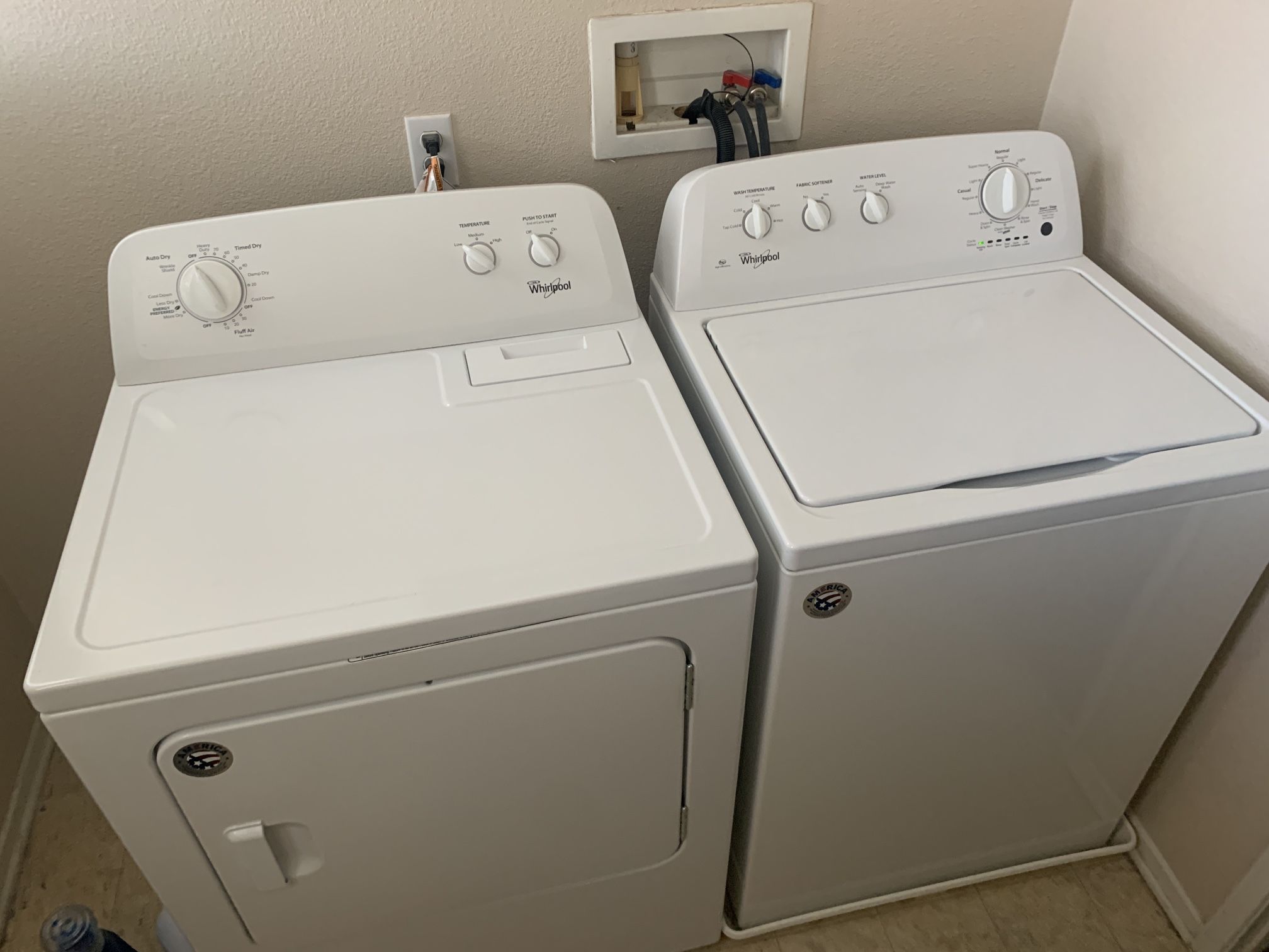 Whirlpool washer and dryer great condition