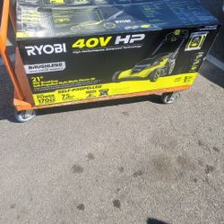 Brand New Ryobi 40V HP Brushless 21 in. Cordless Battery Walk Behind Multi-Blade Selfpropelled Mower