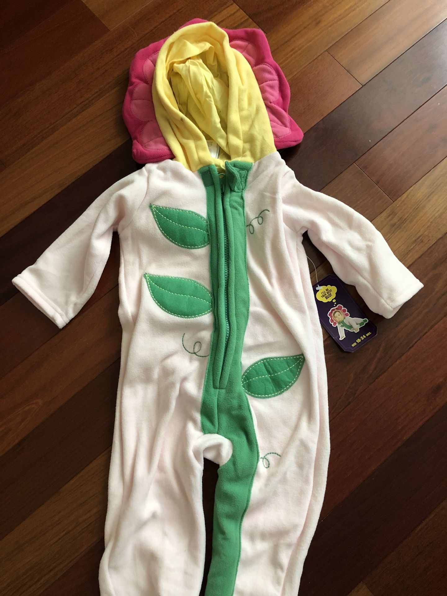 Brand new Flower costume fleece sz 18-24 mths Halloween