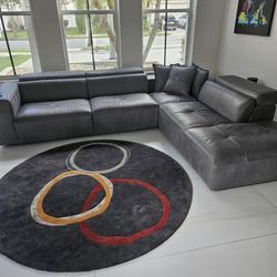 Gorgeous Italian Leather SECTIONAL 